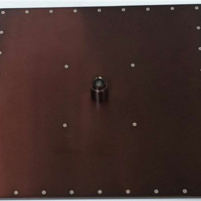 Fontana 12" Dark Oil Rubbed Bronze/Matte Black Square Color Changing LED Rain Shower Head