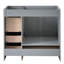 Meuble-lavabo sur pieds 36 po style Shaker seulement-126543050