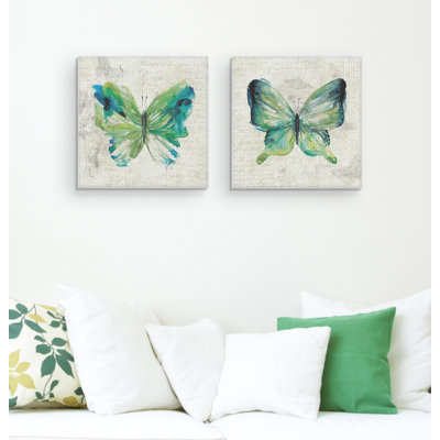 " Butterfly Sketch I & II " by Carol Robinson 2 - Pieces