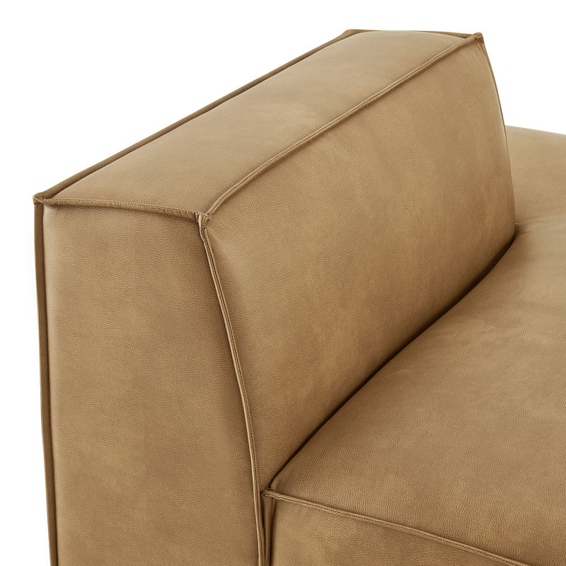 Chaise sans accoudoirs modulaire Restore, Face à la droite, Grillé
