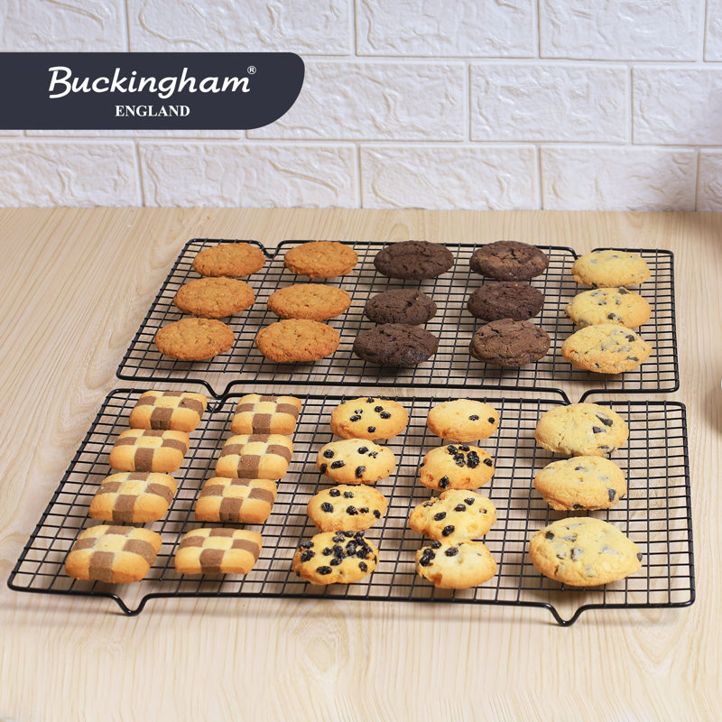 Buckingham Pack of 2 Black Cooling Rack.