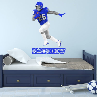 Adhésif décoratif footballeur