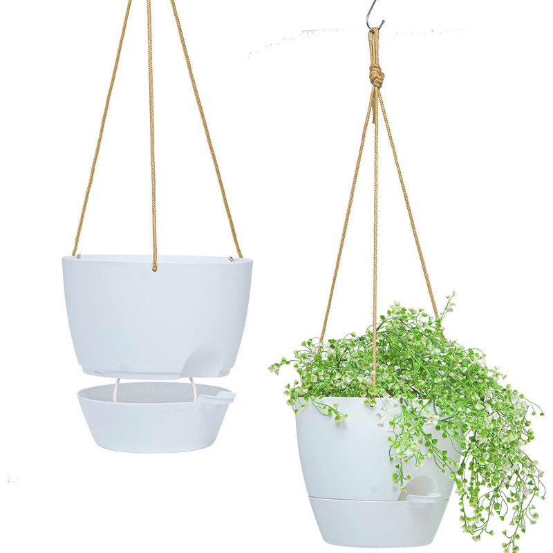 Jardinières suspendues 8 po à arrosage automatique