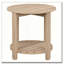 Table de bout en bois d'ingénierie Altos