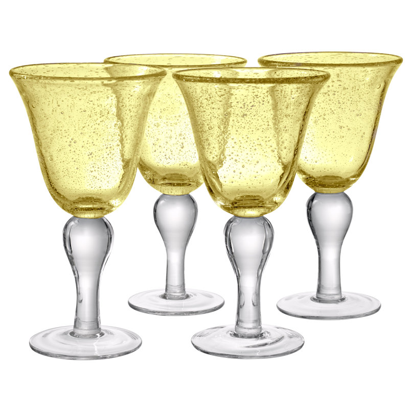 14 oz. Abingdon Verre à pied en cristal, Citrine