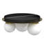 Plato Glass Flush Mount