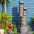 Jasmari Hand Crafted Weather Resistant Floor Fountain with Light