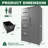 metal frame File Cabinet with 2 Drawers and 1 door-113661695