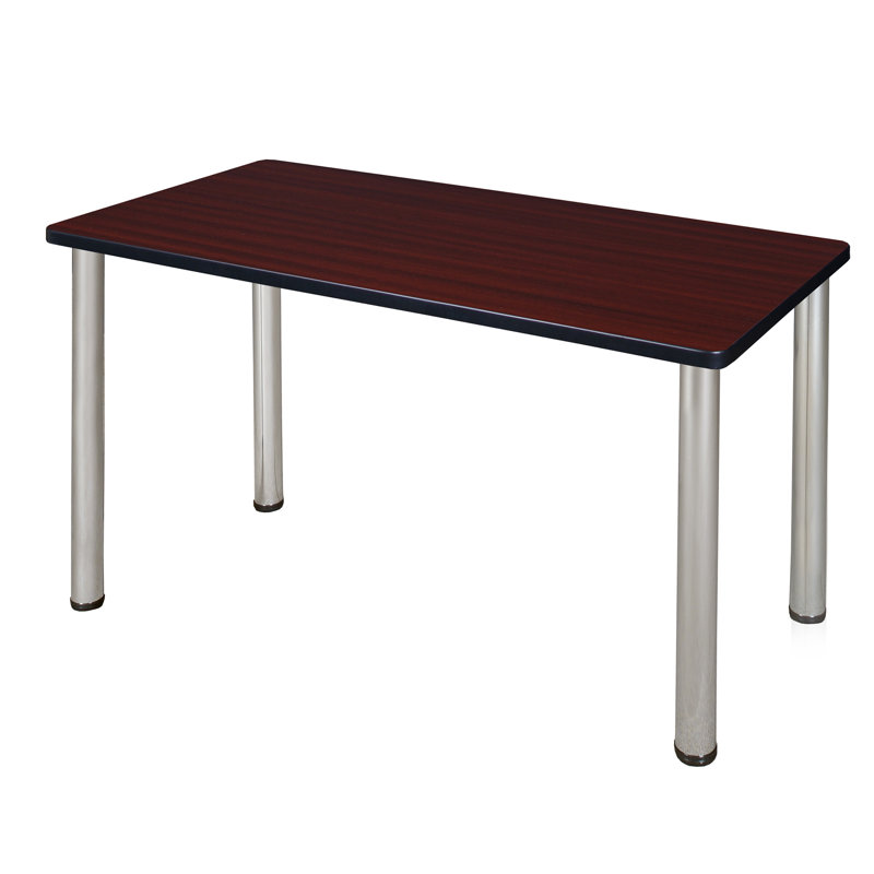 Plateau de table de formation Kee, Chrome, Acajou, H 29 po x L 42 po x l 24 po