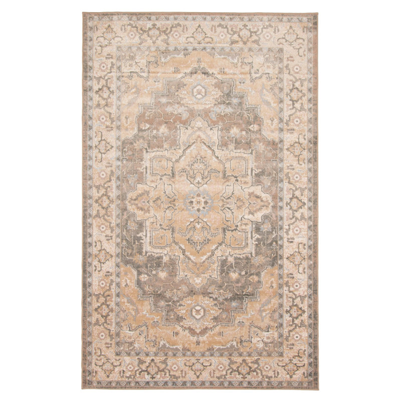 Ashby Tan Rug, Rectangle 5' x 8'