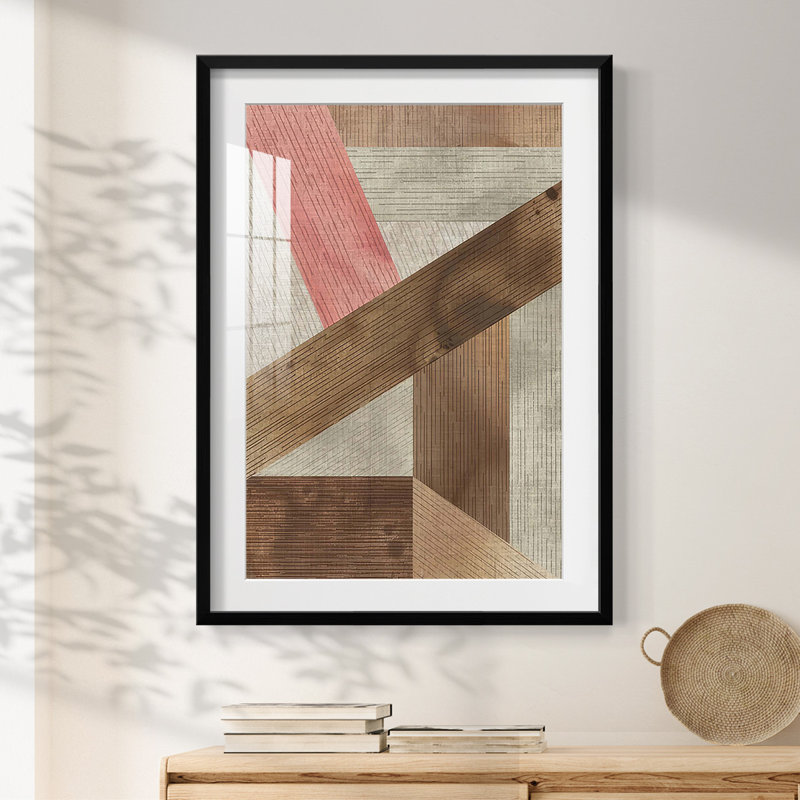 Texture Puzzle I -Framed Print