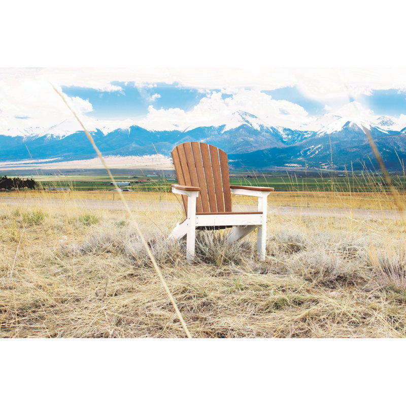 Berlin Gardens Comfo Back Adirondack Chair, Aruba Blue