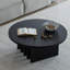 Table basse ronde en bois massif Wabi-sabi-105492911