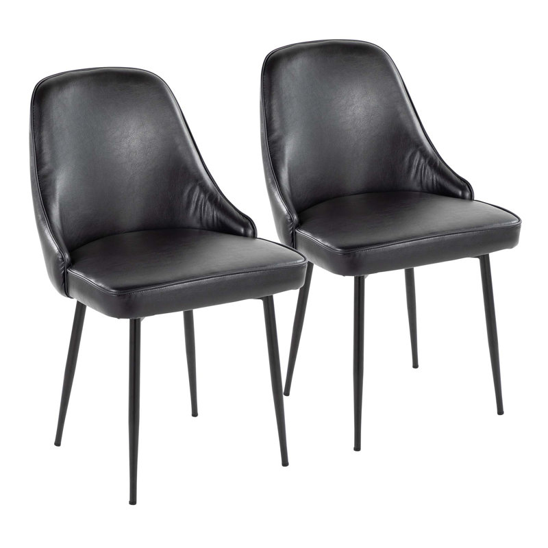 Chaise de salle à manger Toron, Noir, noir, noir, noir, Noir, noir, noir, noir