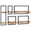 Wrentham 6 Piece Recessed Wall Shelf