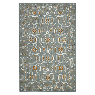 Wool Floral Indoor Rug