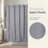 Cubic Hookless Extra Long Shower Curtain Polyester-27054181