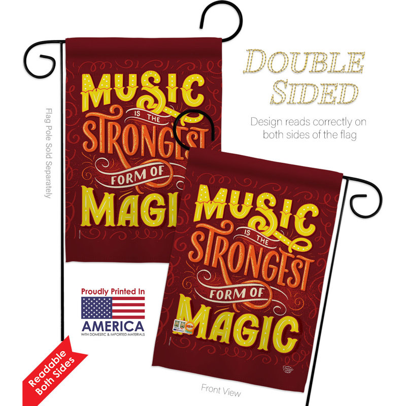 Double Sided 18.5'' H x 13'' W Polyester Garden Flag