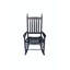 Chaise berçante en bois, sans tapis-1941520975