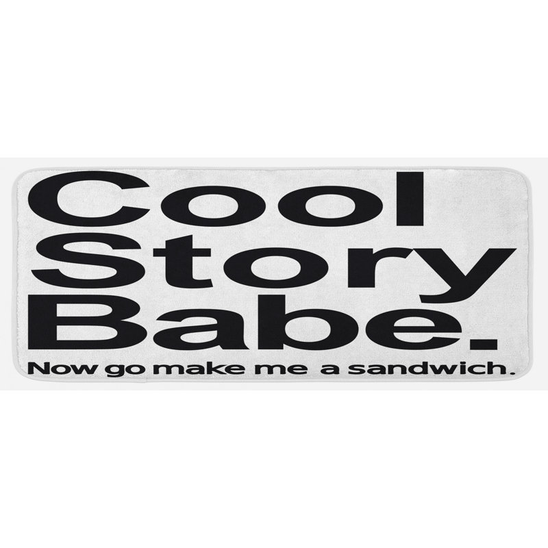 Tapis de cuisine citation