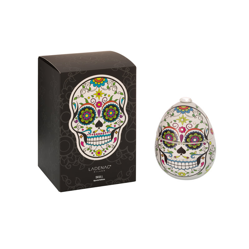 Skull Candle 220Gr In Ceramic White Skull, White