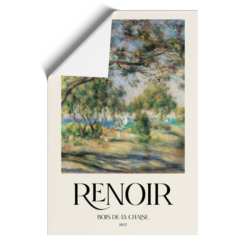 Bois De La Chaise by Pierre-Auguste Renoir - No Frame Painting, 59cm H x 42cm W x 0.1cm D