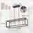 Dionna 4 - Light Dimmable Rectangle Chandelier-1235979891