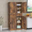 67" High Storage Cabinet with 2 Doors and 1 Drawer-1336676041