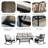 Jaanvi 5 - Person Patio Conversation Set with Cushions