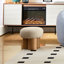 Tabouret avec coussin en peluche Grieg-1490628363