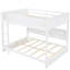 Lit superposé avec armoires de rangement et ports USB-76507497
