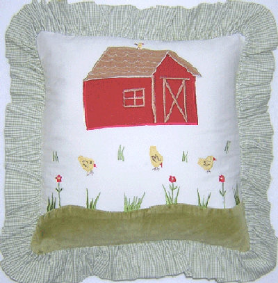 Appletree Farm Cotton Blend Throw Pillow