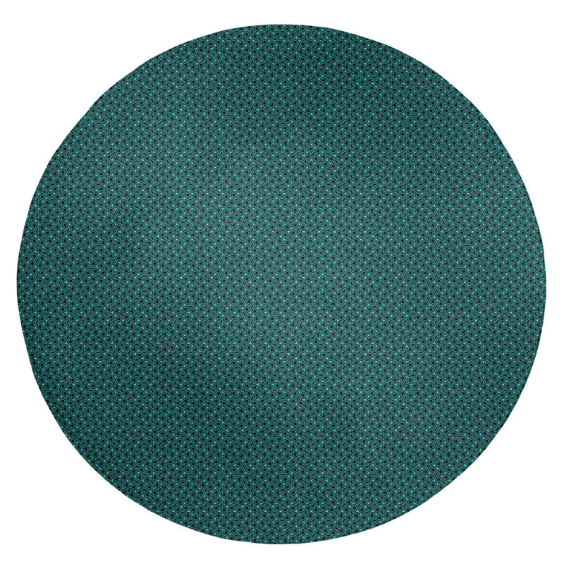 Chenille Indoor Rug, Round 5'