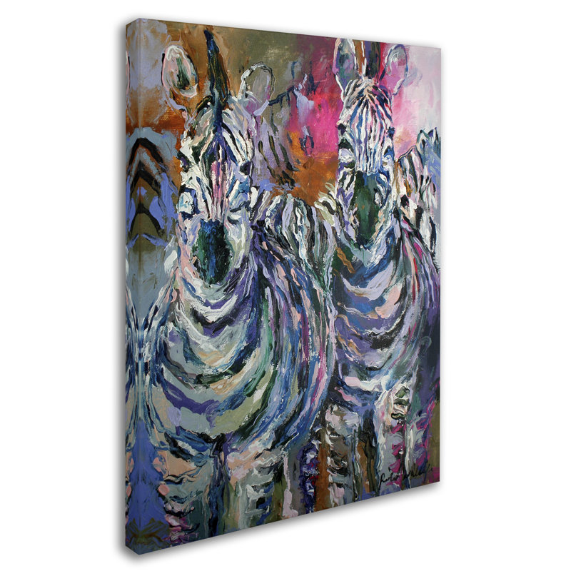 Trademark Fine Art " Art Zebra " by Richard Wallich
