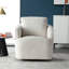 Fauteuil demi-tonneau pivotant de 30,3 po Jebril-2048722948