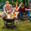 Martinique Round Steel Wood Burning Fire Pit