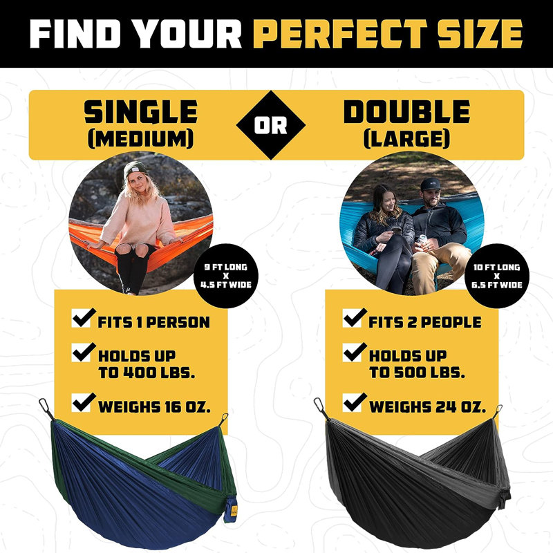 Nashira 2 Person Classic Hammock, Black/Red, Blue/Red