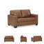 Causeuse en cuir véritable Orillia