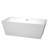 Sara 67'' x 32'' Soaking Acrylic Bathtub-40171114