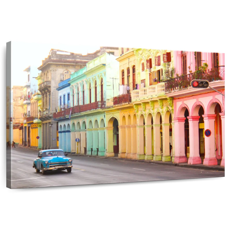 Lilie Rainbow Havana Buildings, 8" H x 12" W