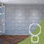 Panneaux muraux décoratifs en acrylique Hemingway, moyen, l 25 po x H 15 3/8 po x T 1/8 po, blanc-1475010033-1475009932
