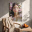 «Modern Impressionist Floral Portrait», reproduction d'art sur toile - Urban Studio-670818476