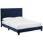 Lit plateforme capitonné en velours performance Melanie de Modway-508170946-508170948