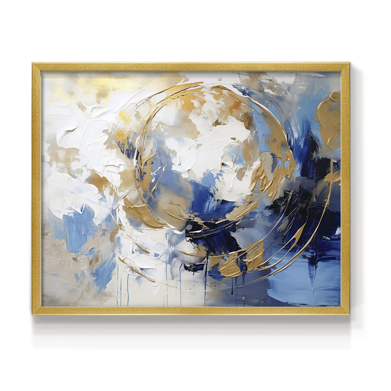 Abstrait, série CLXIV, reproduction encadrée, H 16 po x l 20 po