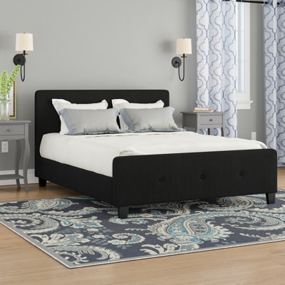 Upholstered Panel Bed