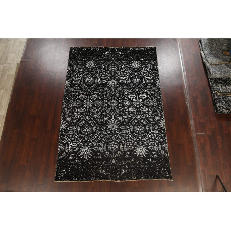 Tapis damassé végétal de style damassé Versace