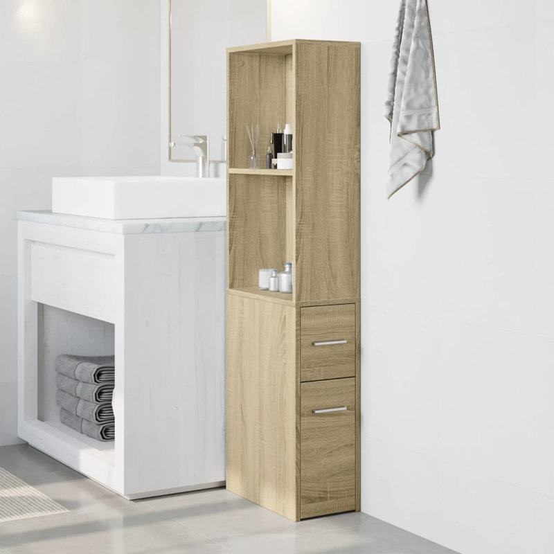 Damariscotta Bathroom Cabinet, Sonoma Oak