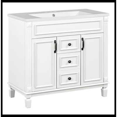 Demaurio 35.90'' Single Bathroom Vanity with Top