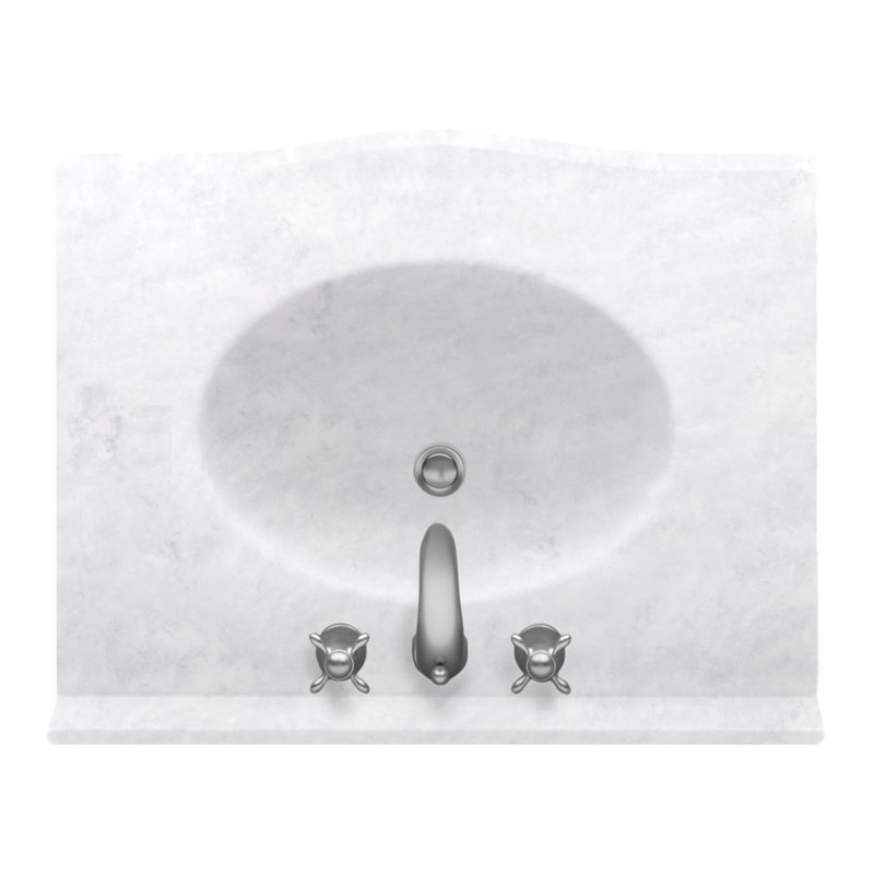 31'' Single Bathroom Vanity Top with Sink, Ice