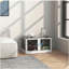 Bacs de rangement empilables avec couvercles, roulettes et pliables HOMcom, blanc